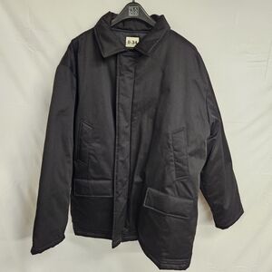 Vintage B-34 Cold Weather Field Work Black Coat Jacket Military 2XL XXLARGE